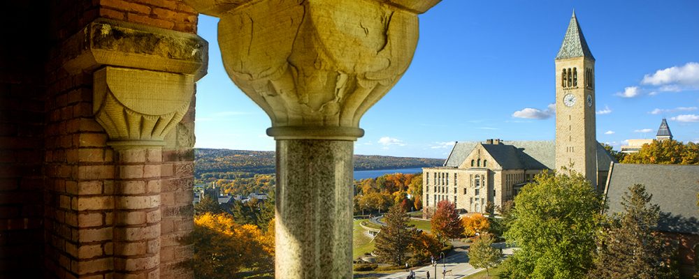 McGraw Tower and Cayuga Lake