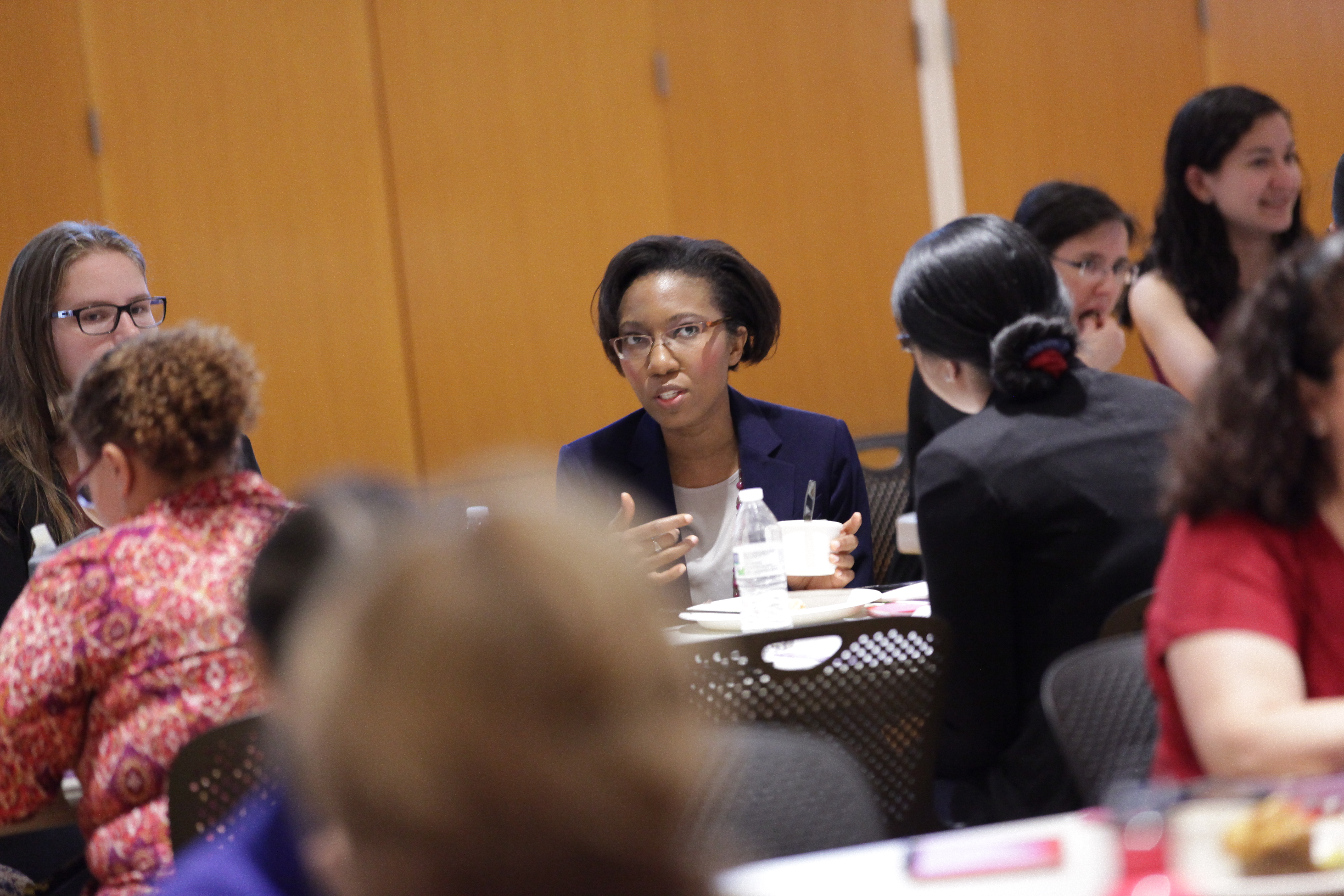 Student speaking