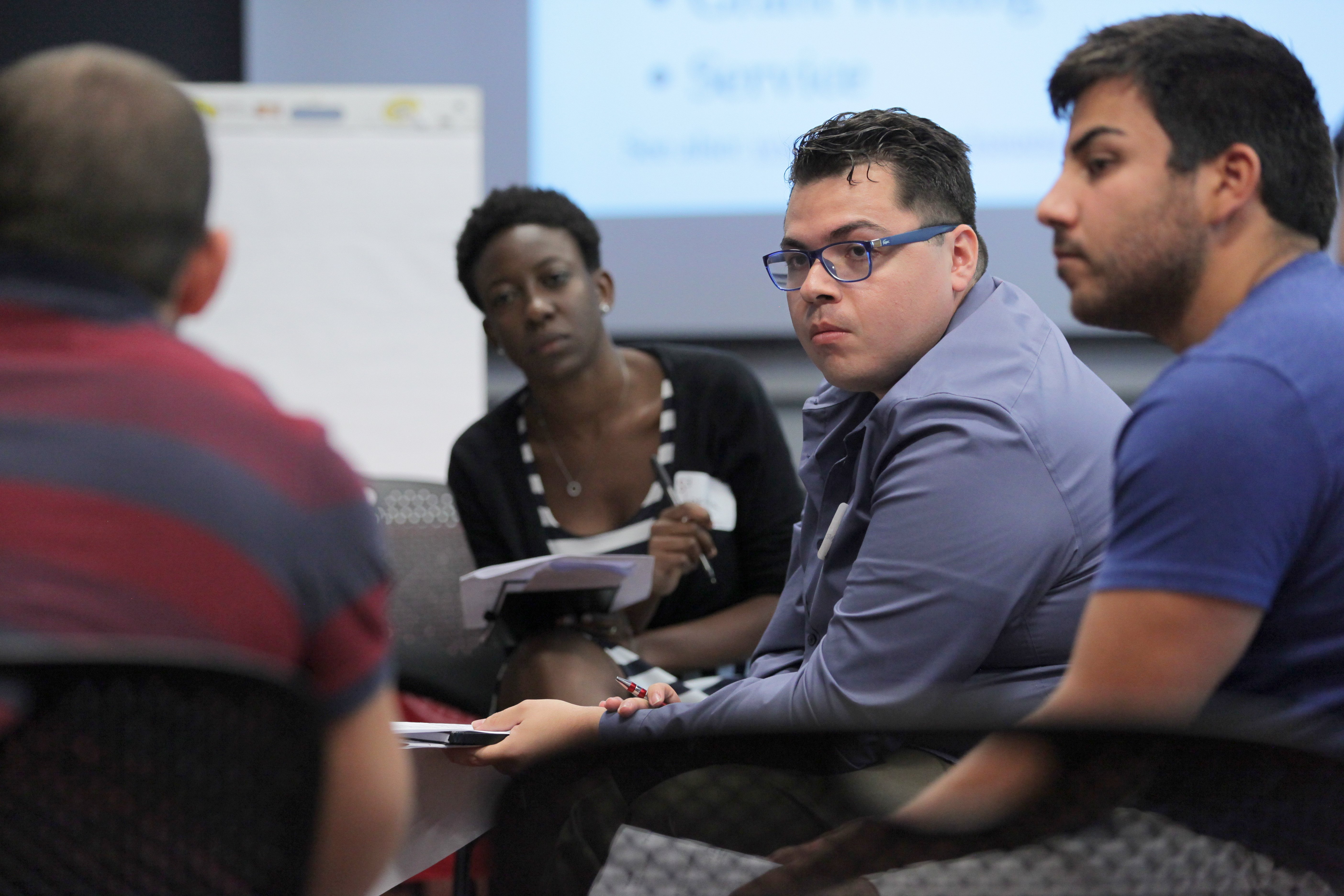Students listening