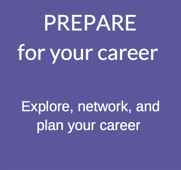 Prepare for your career: Explore, network, and plan your career