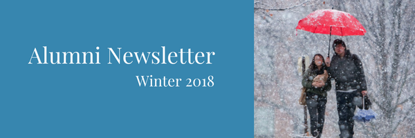 Logo for the Winter 2018 Alumni Newsletter 