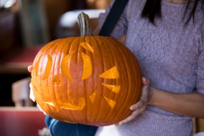 Carved pumpkin