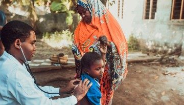 Doctor and child