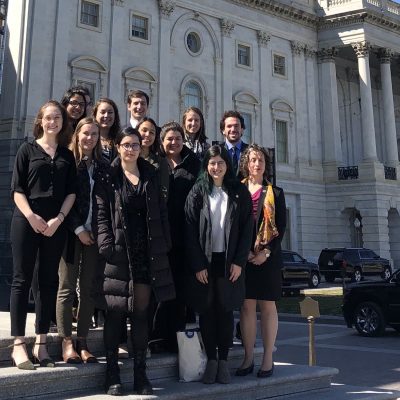 Graduate students on Advocacy Day