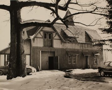 Historical Big Red Barn front view