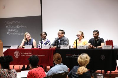 The 2019 Summer Success Symposium student panel, moderated by Colleen McLinn