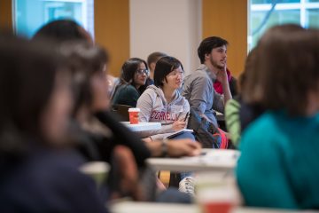 Graduate students and postdocs at a P2S Symposium