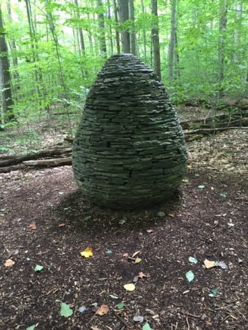 Sculplture at the Lab of Ornithology