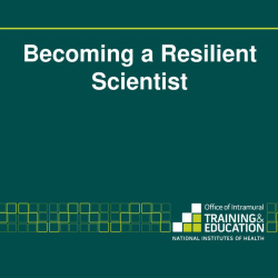Becoming a Resilient Scientist with NIH OITE logo