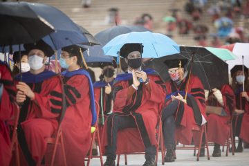 Doctoral candidates at the Ph.D. Ceremony