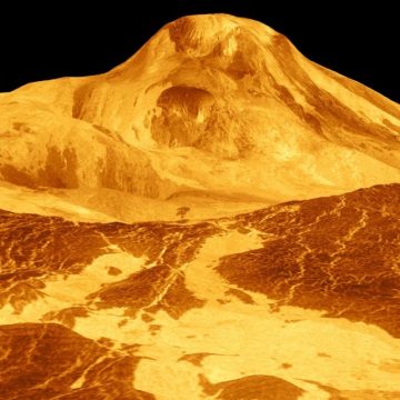 Volcano on Venus