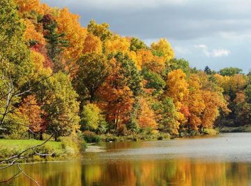 Beebe Lake in fall