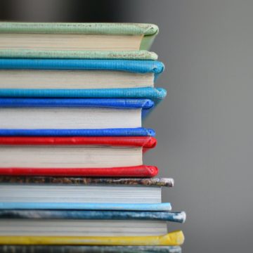 A stack of books