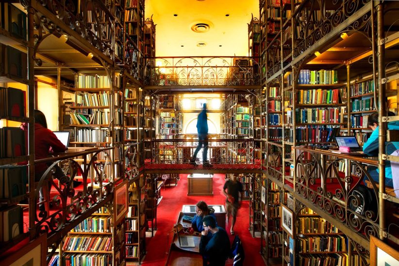 The A.D. White Reading Room in Uris Library