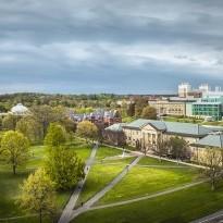 The Arts Quad on Cornell's central Ithaca campus