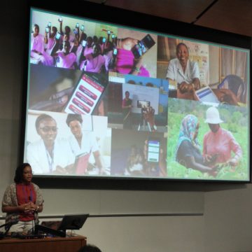 Chinasa T. Okolo presents her accepted paper at the 2022 ACM Conference on Computing and Sustainable Societies
