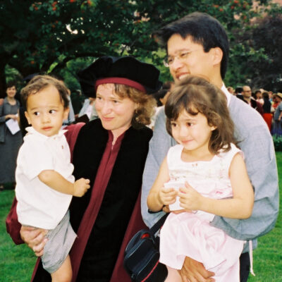 Suzanne Shu with her family