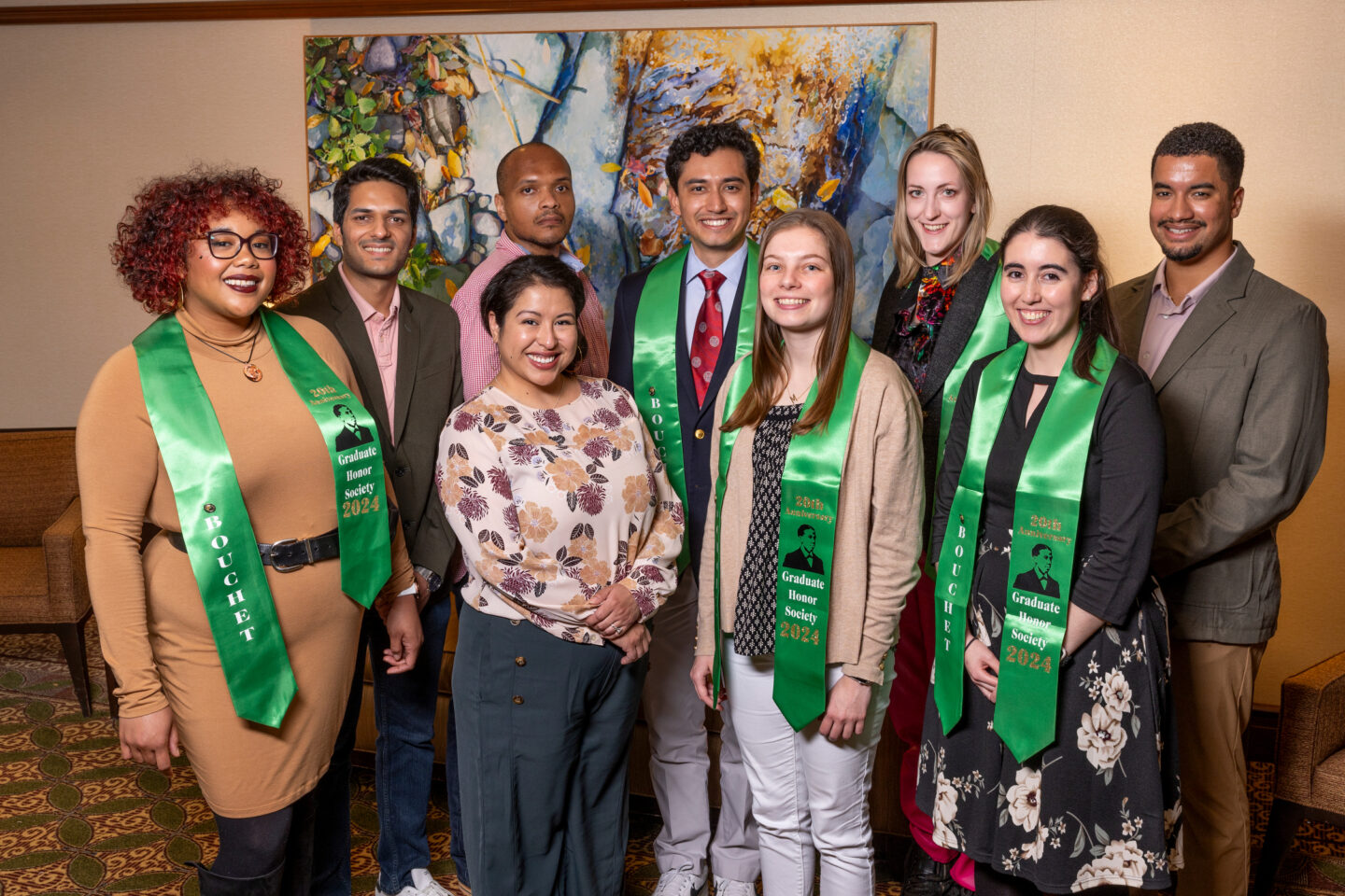 Ten Inducted into Bouchet Honor Society Graduate School