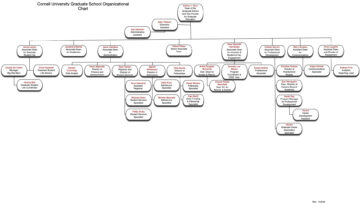 Graduate School org chart. Structure available as page text.