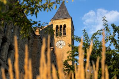 McGraw Tower at sunset